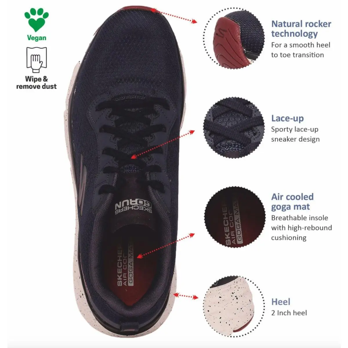 Skechers shoes - Skechers Max - Max - 128269 - Blue (UPC: 0195204634868) 2