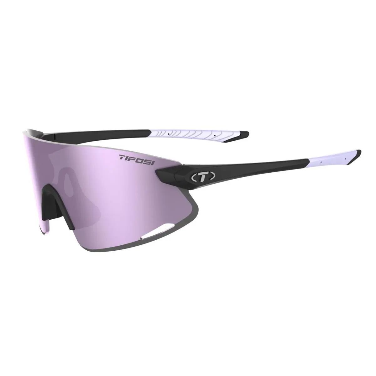 Tifosi Optics Vogel XC Sunglasses Matte Black Violet Mirror