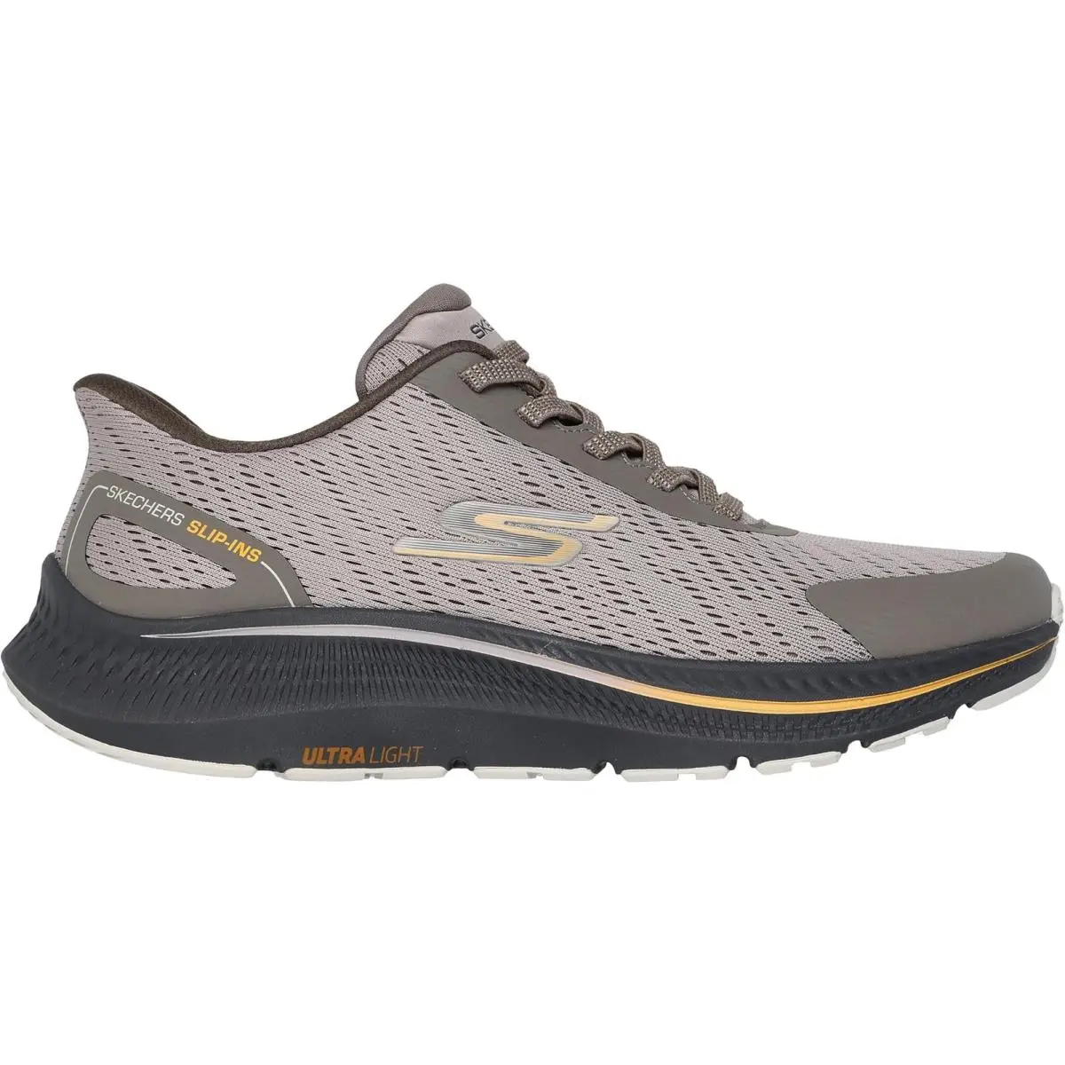 Skechers Hands Free Slip-ins GO Run Consistent 2.0 Men`s Athletic Shoes - Taupe