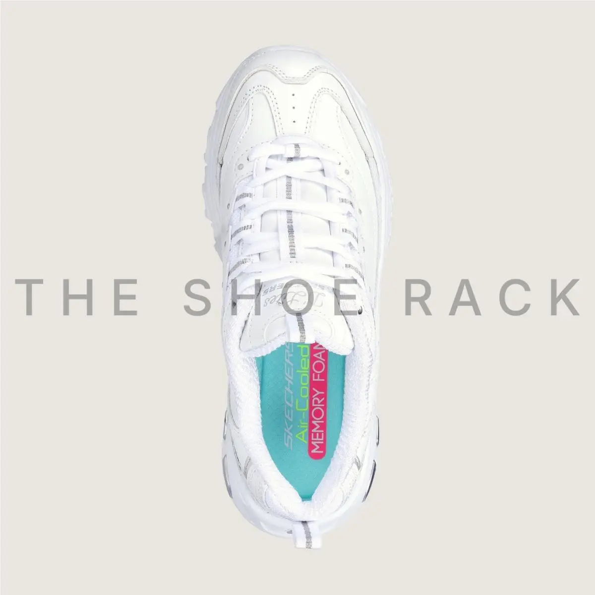 Skechers shoes - Skechers D`Lites - Fresh Start - 11931EW-WSL - White 2