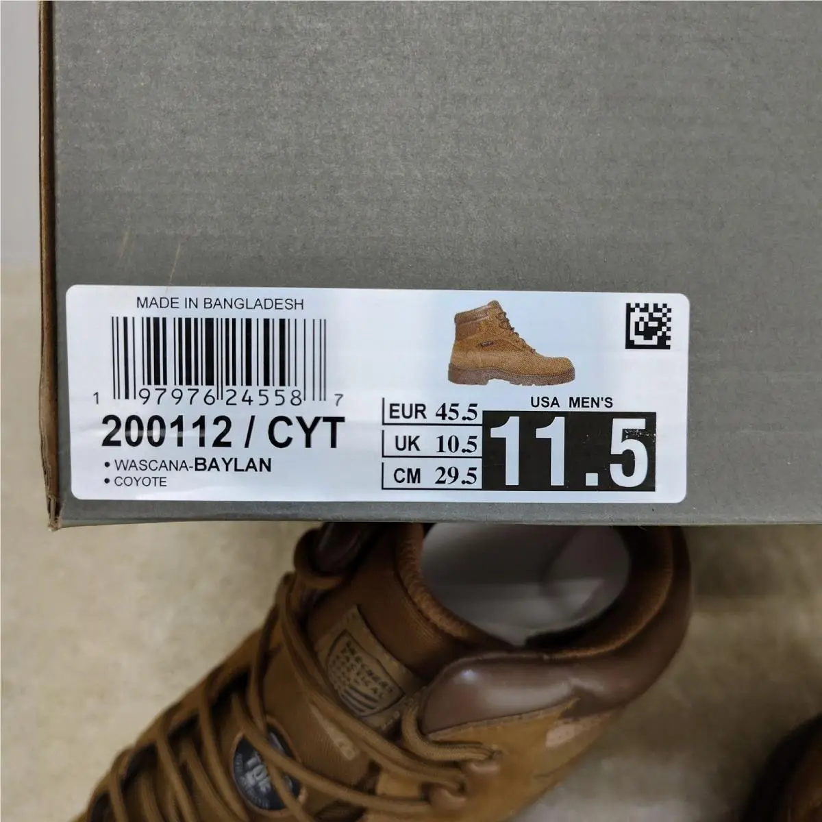 Skechers shoes - Skechers Tactical Wascana Baylan - Tactical Wascana Baylan - SN200112 200112 CYT - Brown (UPC: 197976245587) 10