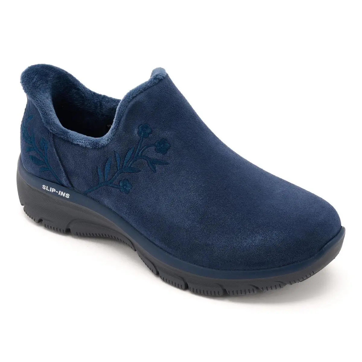 Slip-ins Embroidered Easy Going Shoes Navy 8/M by Skechers