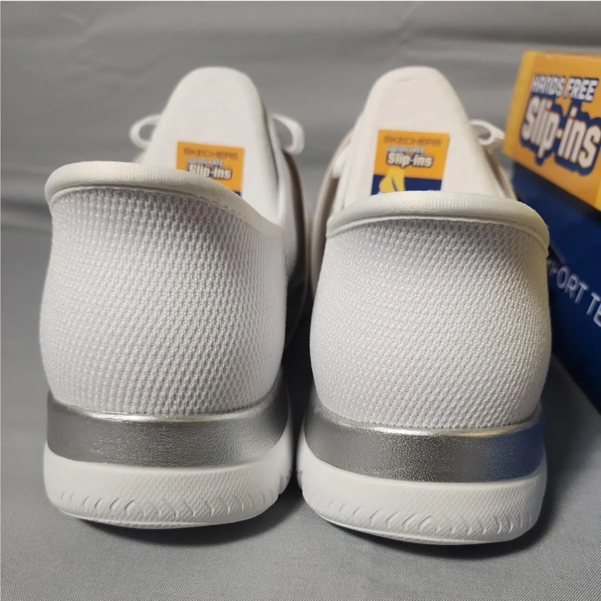 Skechers shoes - Sketchers Hands-free Slip-Ins - Sketchers - 150262/WSL - White 4