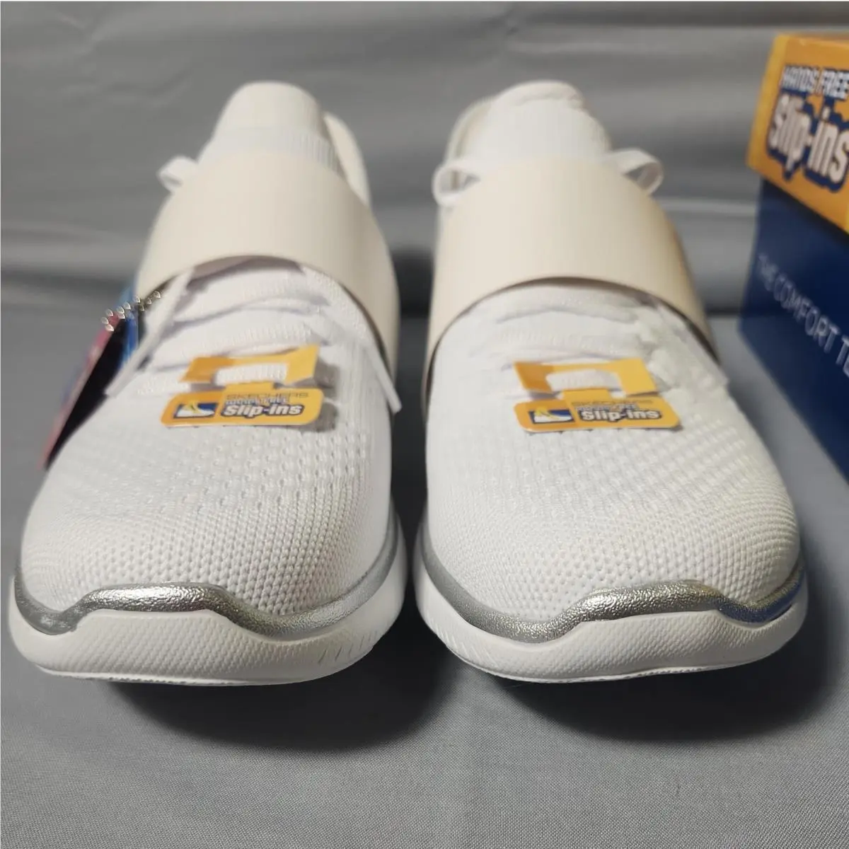 Skechers shoes - Sketchers Hands-free Slip-Ins - Sketchers - 150262/WSL - White 5