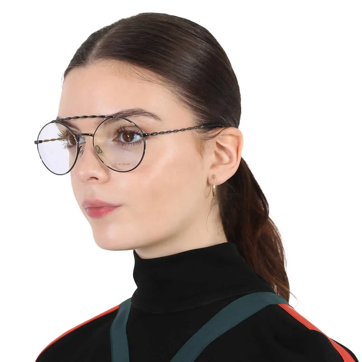 Demo Round Ladies Eyeglasses ES 052 KJ1 55 ES 052 KJ1 55 by Elie Saab