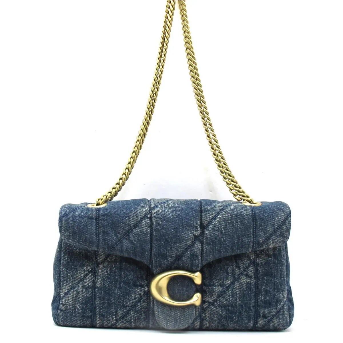 Tabby 26 Shoulder Bag Soft Quilted Denim CCX38 Dark Indigo by Coach