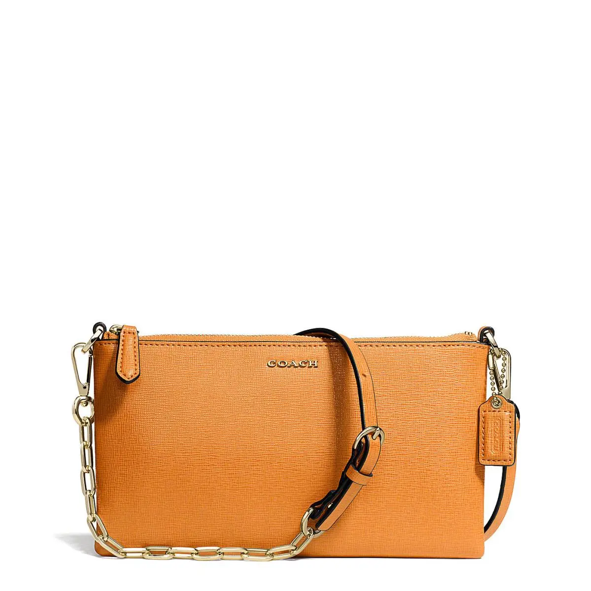 Kylie Crossbody in Saffiano Leather Purse 50839 LI / Bright Mandar by Coach