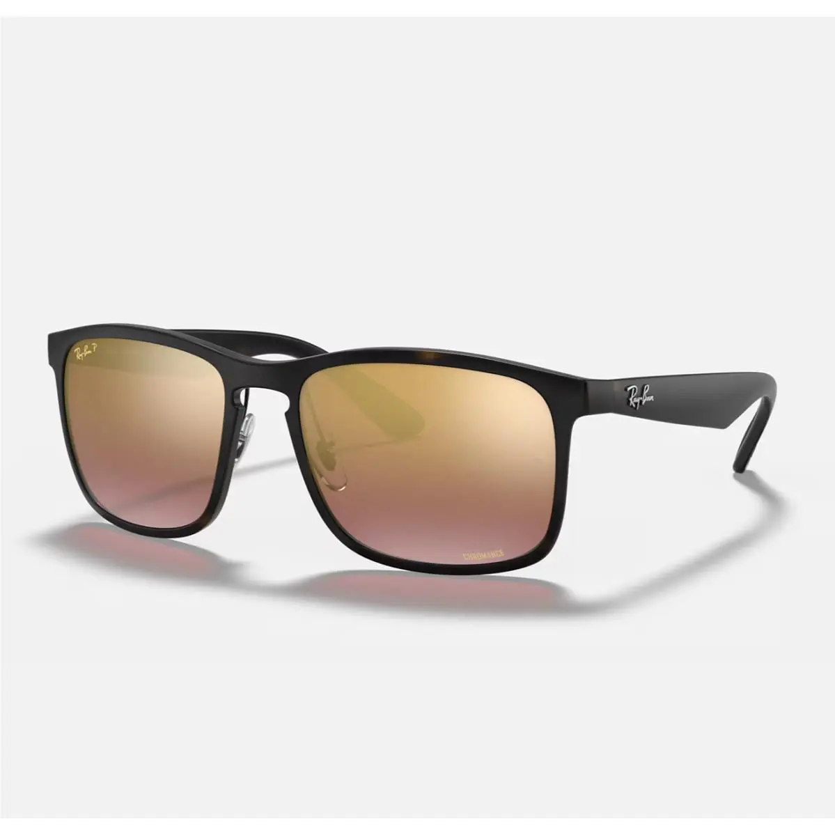 Ray-ban RB4264 894/6B Matte Havana Chromance Purple Gold Mirror Polarized 58MM