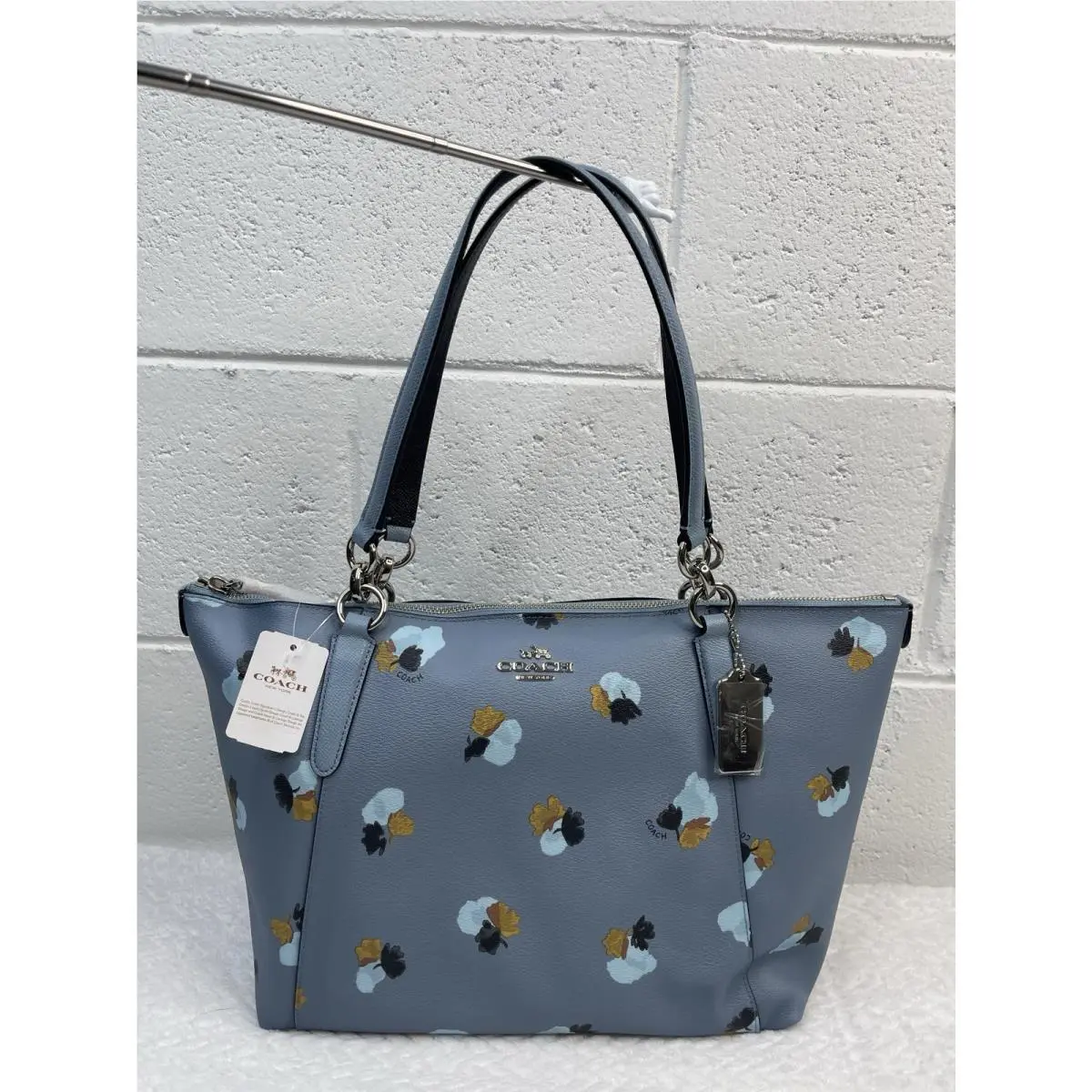 Women’s Ava Tote In Field Floral Print Coated Canvass Bag by Coach