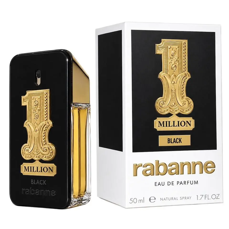 1 Million Black Eau De Parfum 1.7 oz / 50 ml Spray For Men by Paco Rabanne