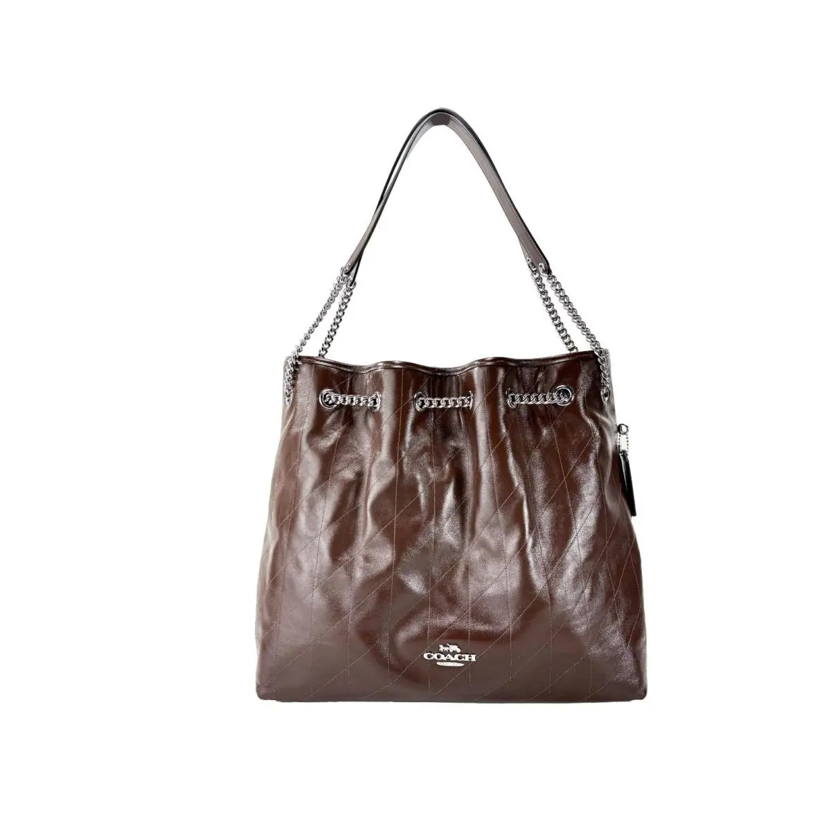 Evelyn Quilted Leather Large Shoulder Bag by Coach