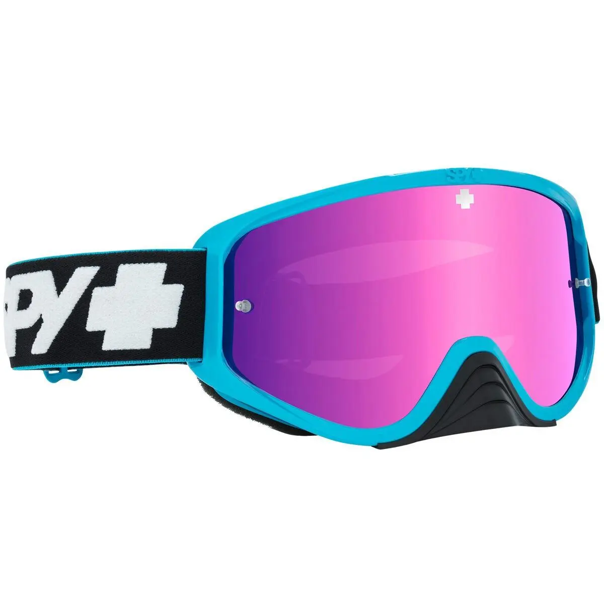 Spy Optic Woot Race Slice Blue Motocross Goggles