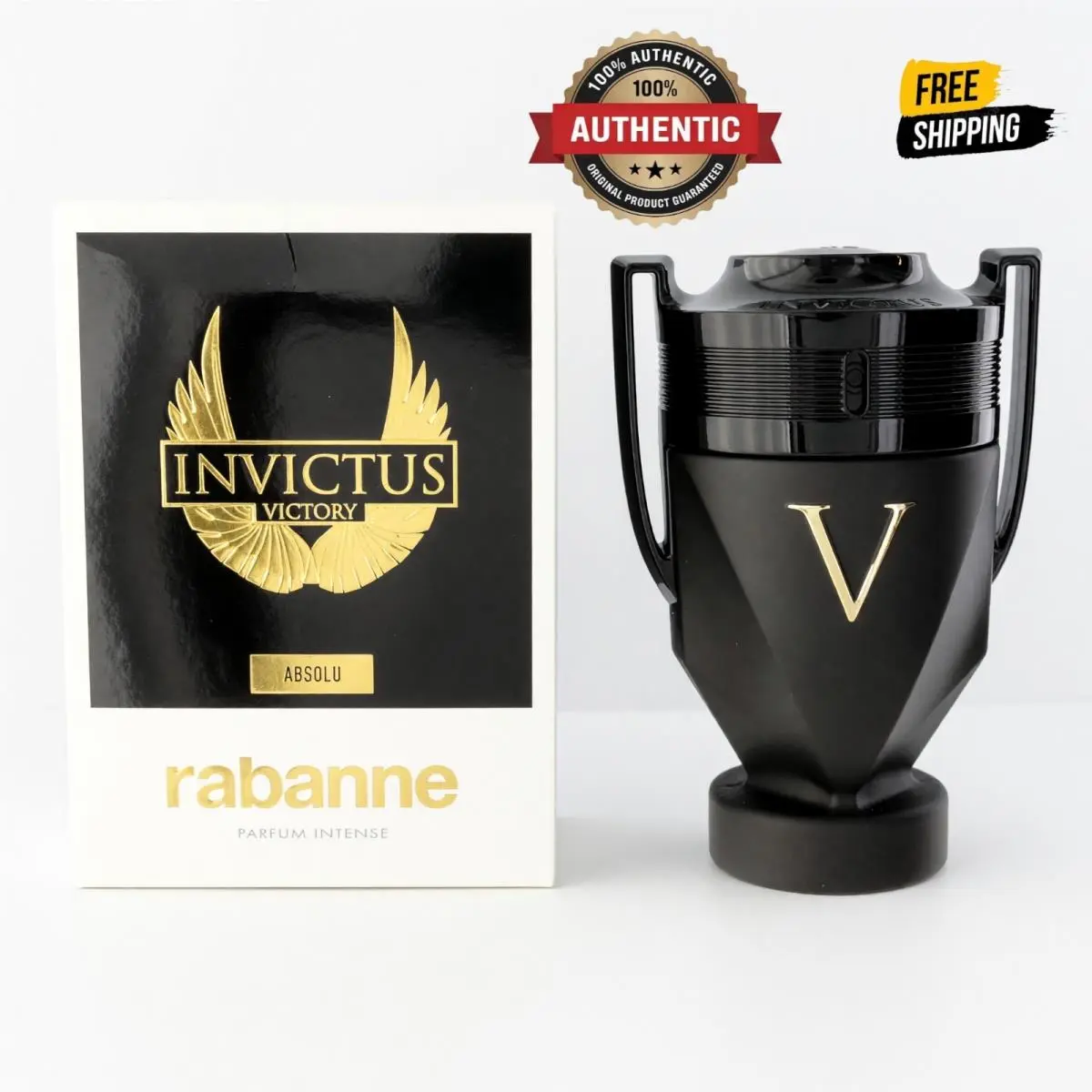 Invictus Victory Absolu  3.4oz Parfum Intense Spray Men by Paco Rabanne