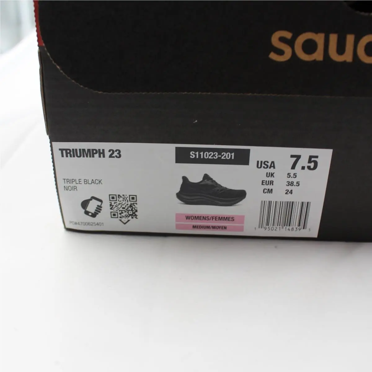 Saucony shoes - Saucony Triumph 23 - Triumph - S11023-201 - Black 1