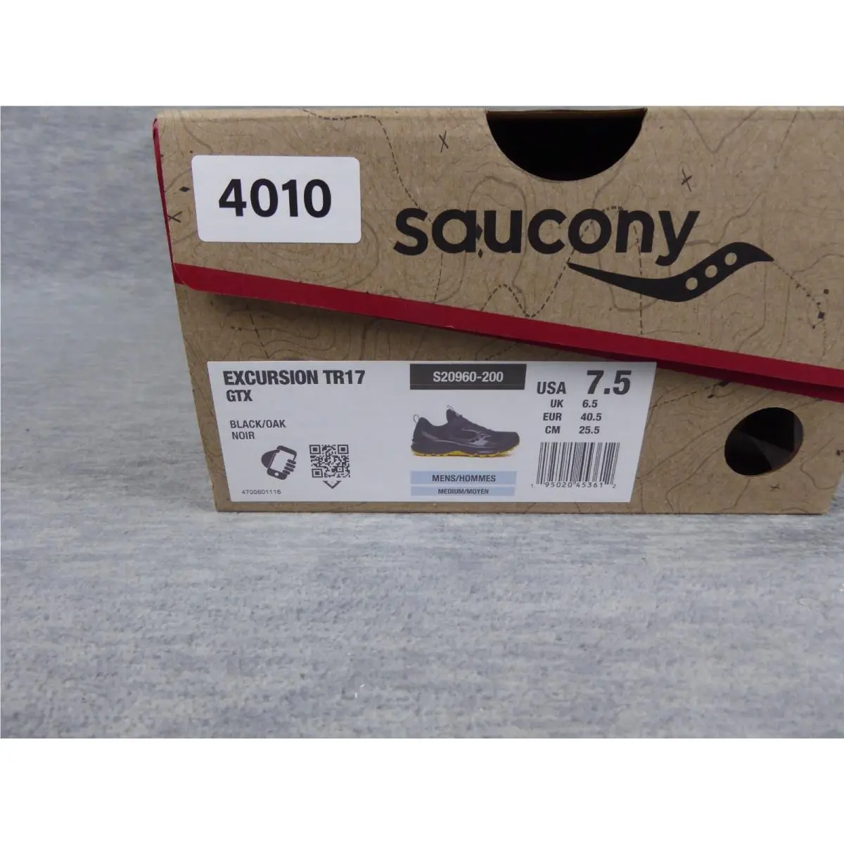Saucony shoes - Excursion TR17 GTX - Excursion GTX - Black 10