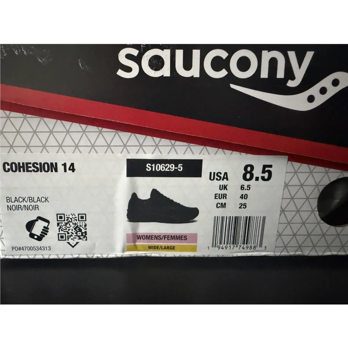 Saucony shoes - Saucony Cohesion - Cohesion - S10628-5 - Black 1