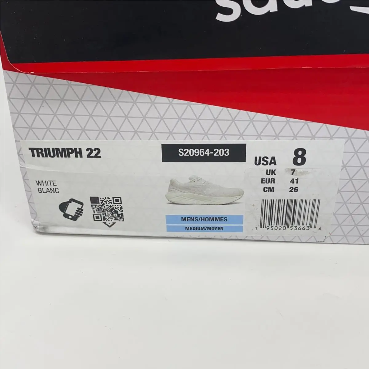Saucony shoes - White (UPC: 195020536636) 3