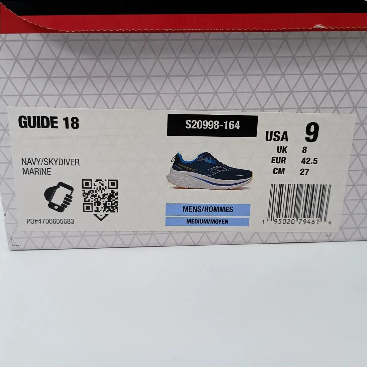 Saucony shoes - Guide 18 - Guide - Blue 0