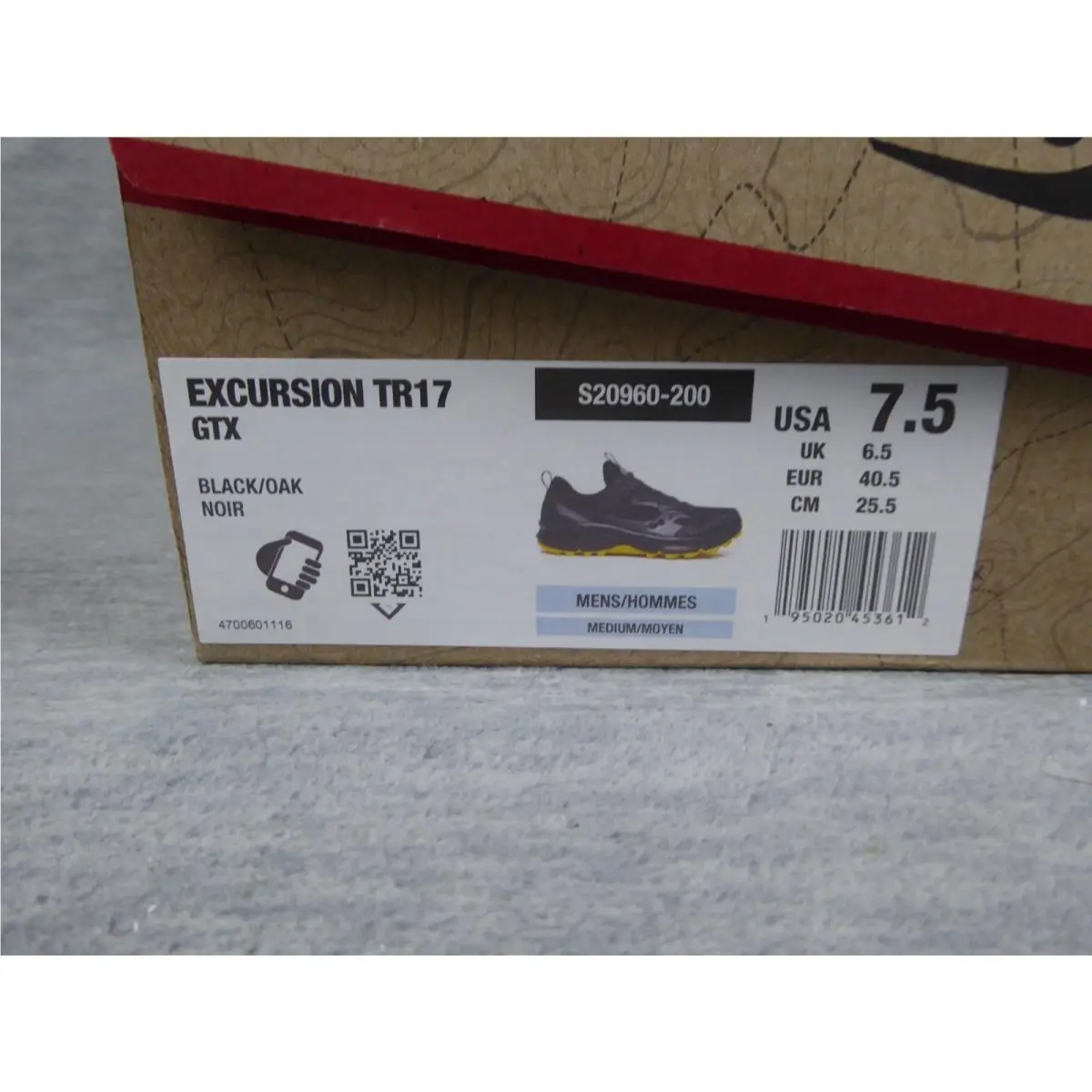 Saucony shoes - Excursion TR17 GTX - Excursion GTX - S20960-200 - Black 12