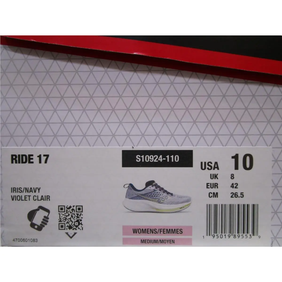 Saucony shoes - Saucony Ride 17 - Ride - S10924-110 - Iris/Navy 4