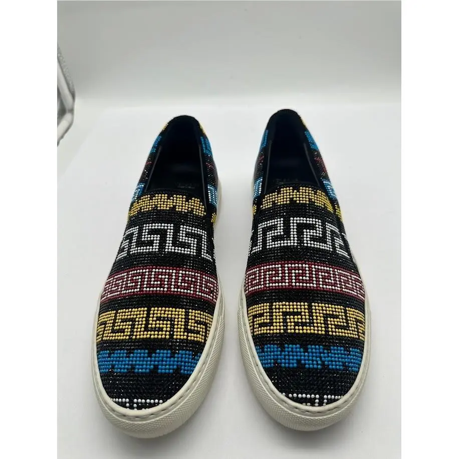 Versace shoes - Greca Beaded Slip On - Greca Beaded Slip - Multicolor 1