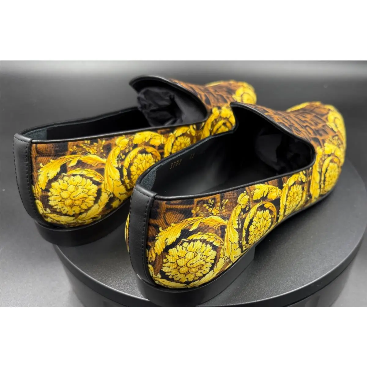 Versace shoes - Black, Gold, Caramel 5