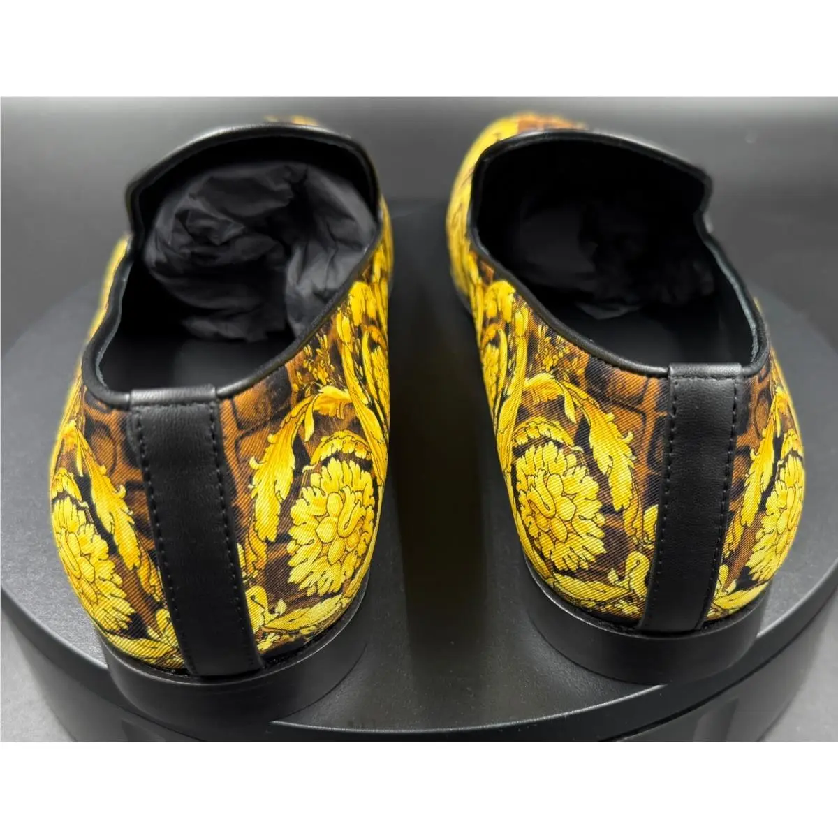 Versace shoes - Black, Gold, Caramel 6