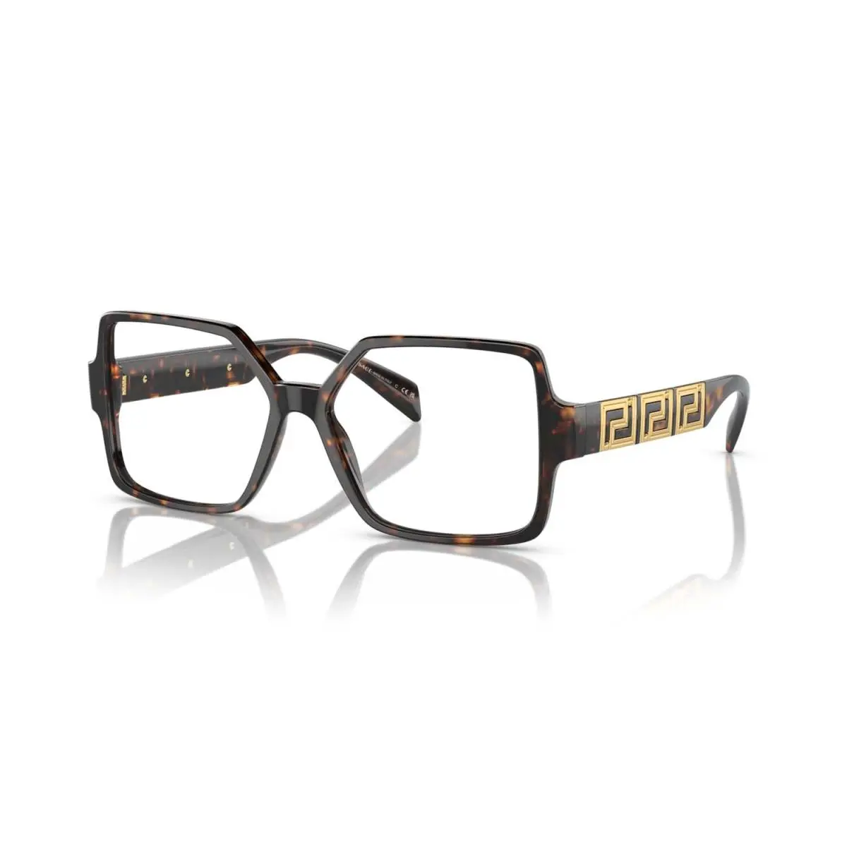 VE3337 108 Havana Gold 55/15/140mm Eyeglasses by Versace