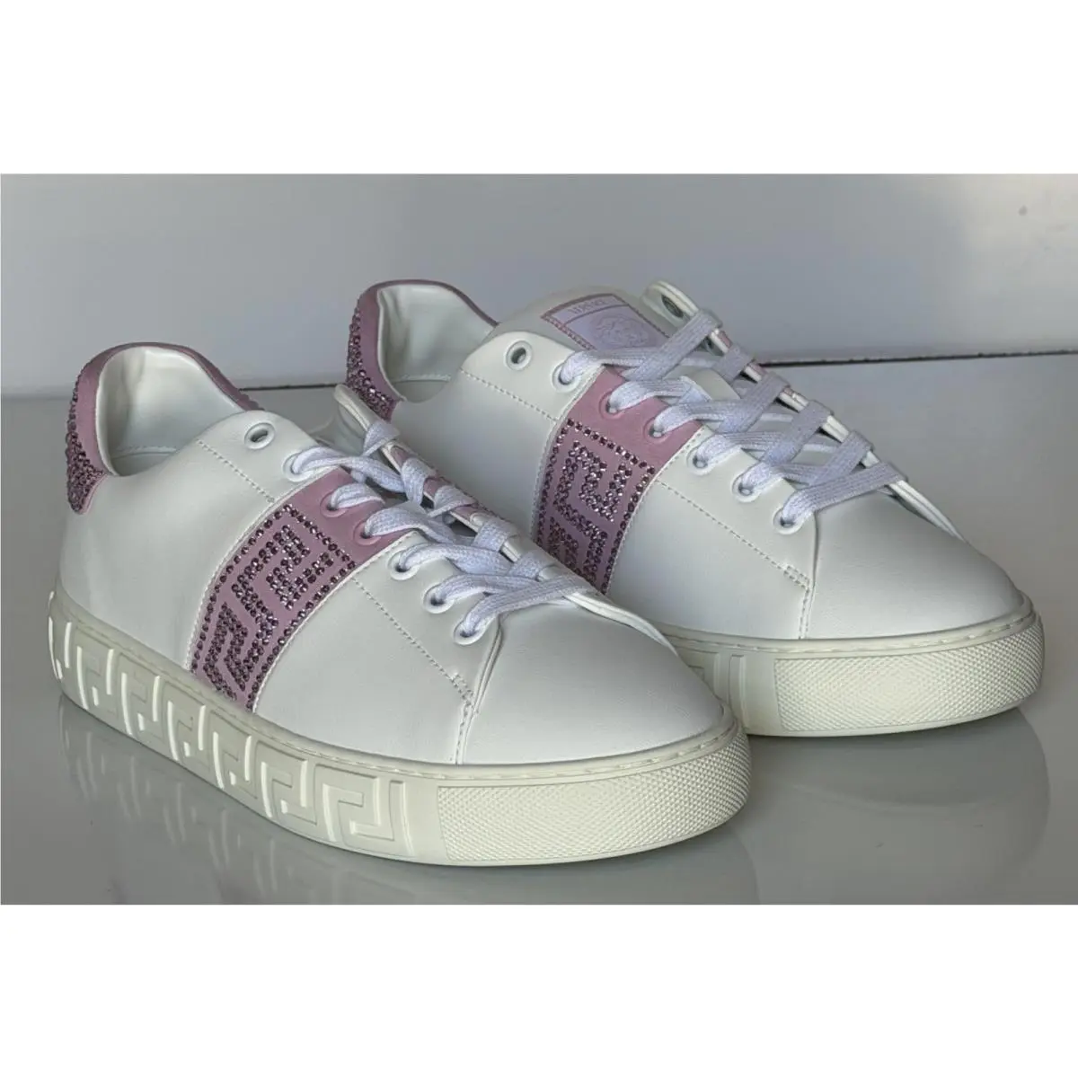 Versace shoes - Versace Greek - Greek - White/Pink 10