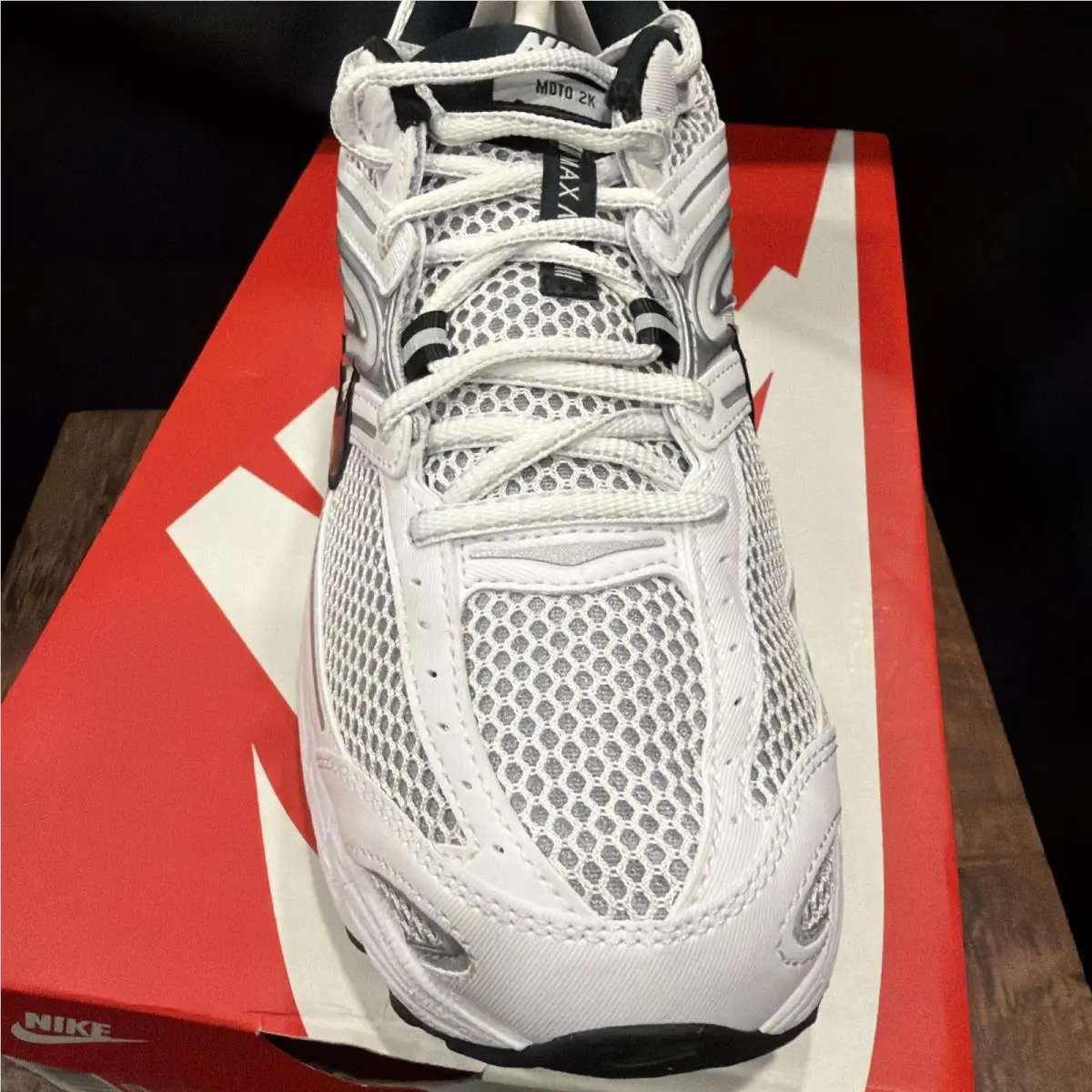 Nike shoes - Nike Air Max Moto 2K - IR1476-100 - White, Manufacturer: White/Black/Wolf Grey/Metallic Silver 1