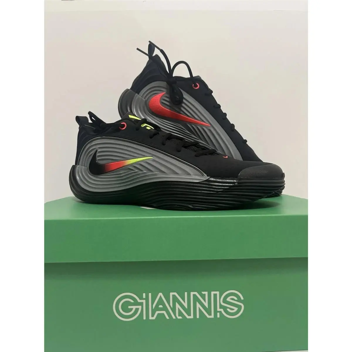 Nike shoes - Nike Giannis Immortality - Giannis Immortality - IM5130-001 - Black, Crimson & Volt (UPC: 198958341952) 7