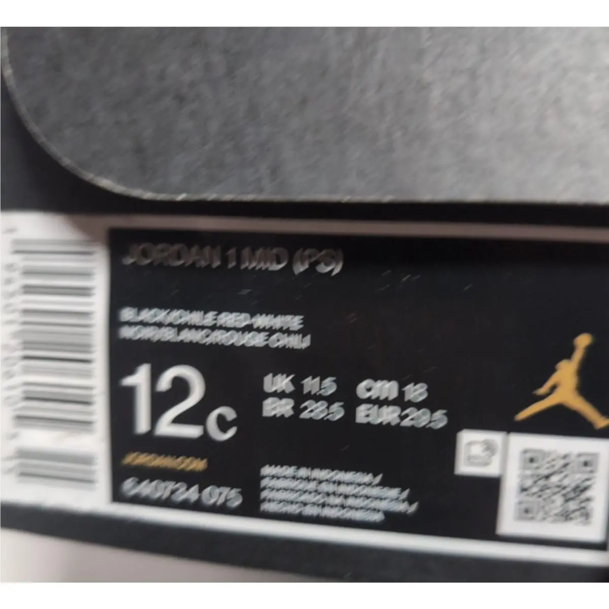 Nike shoes - Air Jordan 1 Mid - Air Mid - Red 0