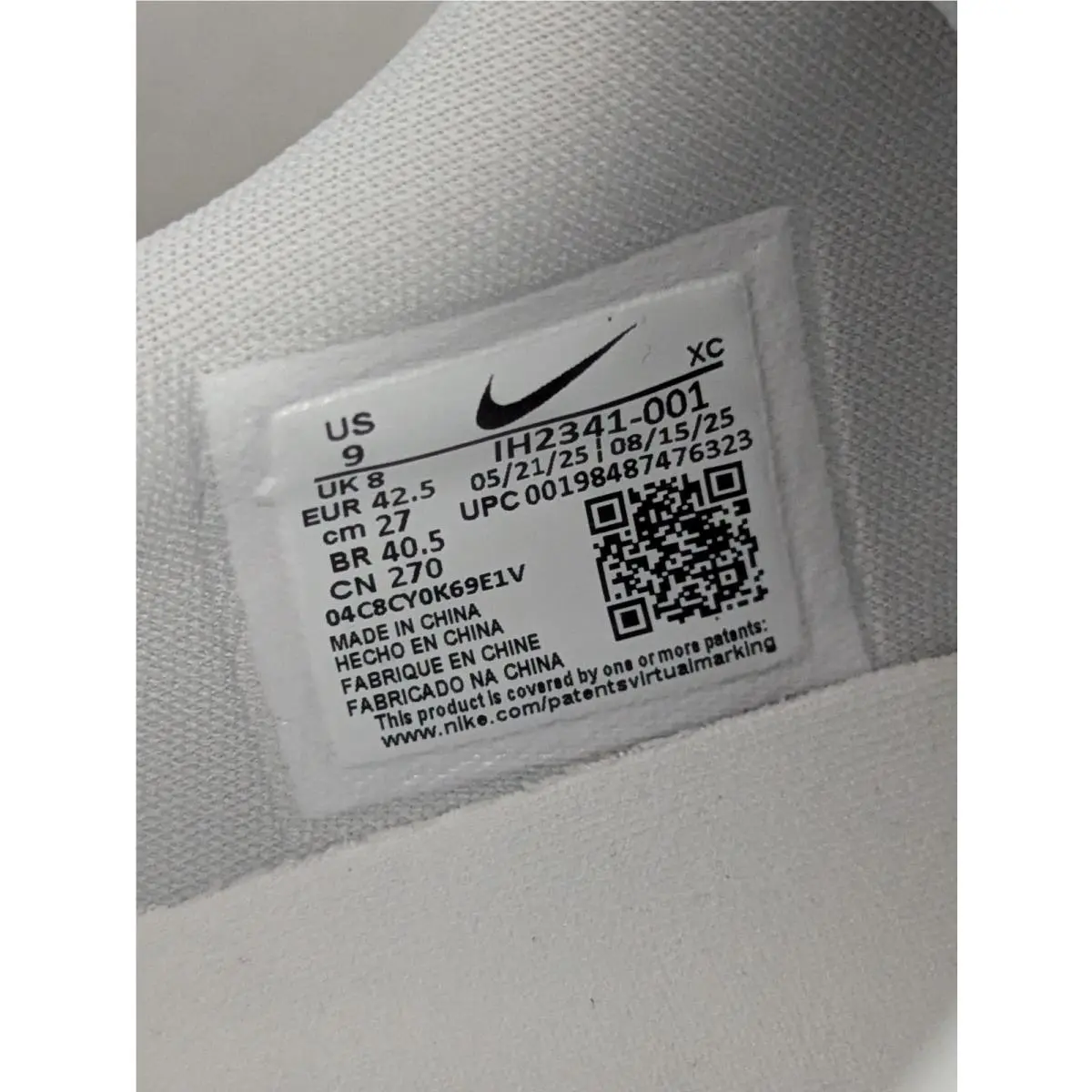 Nike shoes - Nike Astro Grabber - Astro Grabber - IH2341-001 - Silver (UPC: 198487476323) 8