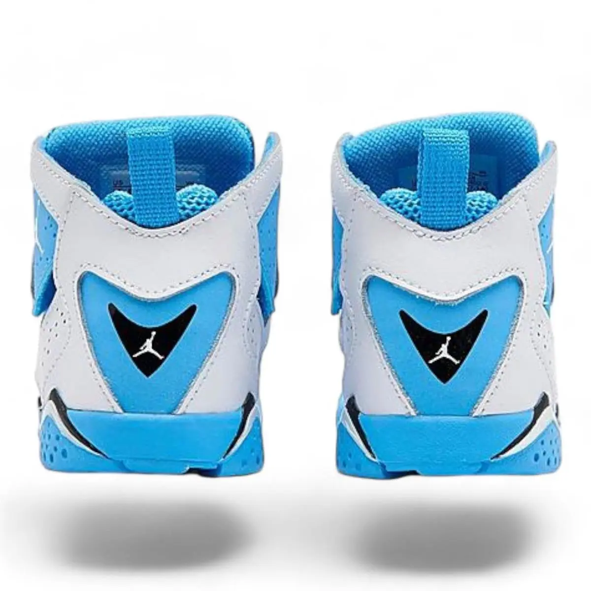 Nike shoes - Nike Air Jordan Ttrue Flight Shoes Sneakers 343797-140 Toddler - White / Blue (UPC: 196977610905) 3