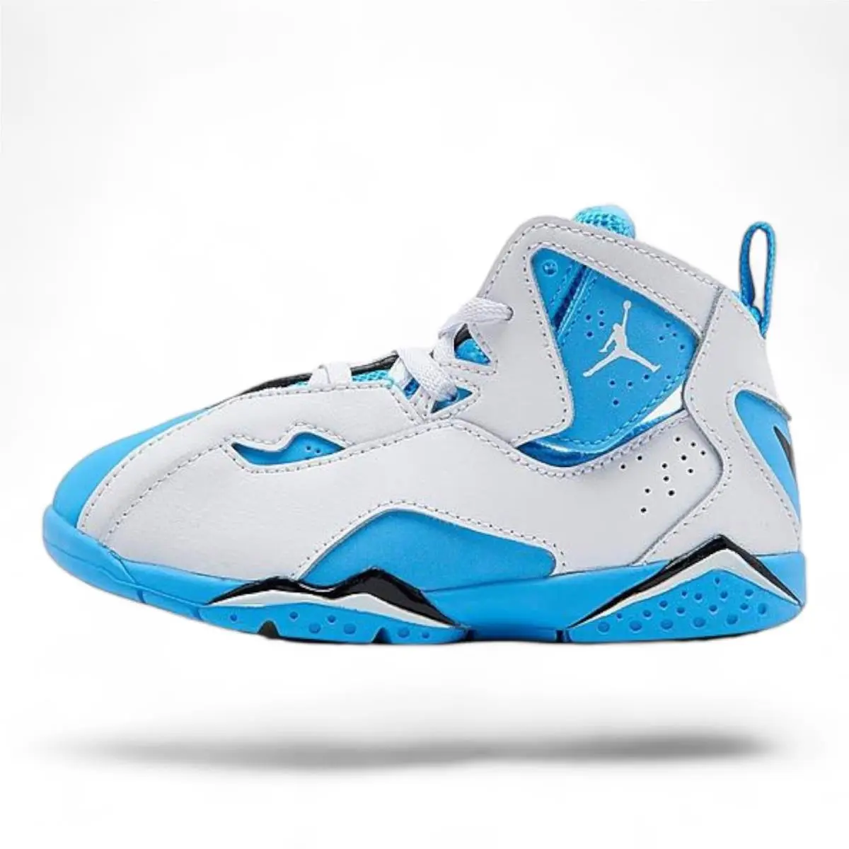 Nike shoes - Nike Air Jordan Ttrue Flight Shoes Sneakers 343797-140 Toddler - White / Blue (UPC: 196977610905) 0