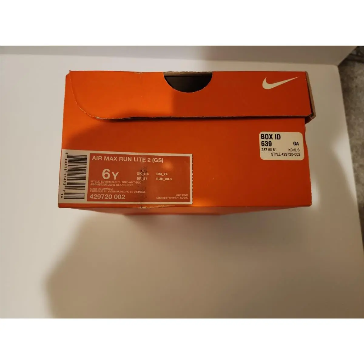 Nike shoes - Nike Air Max Run Lite 2 (GS) - Pink (UPC: 883418114329) 4