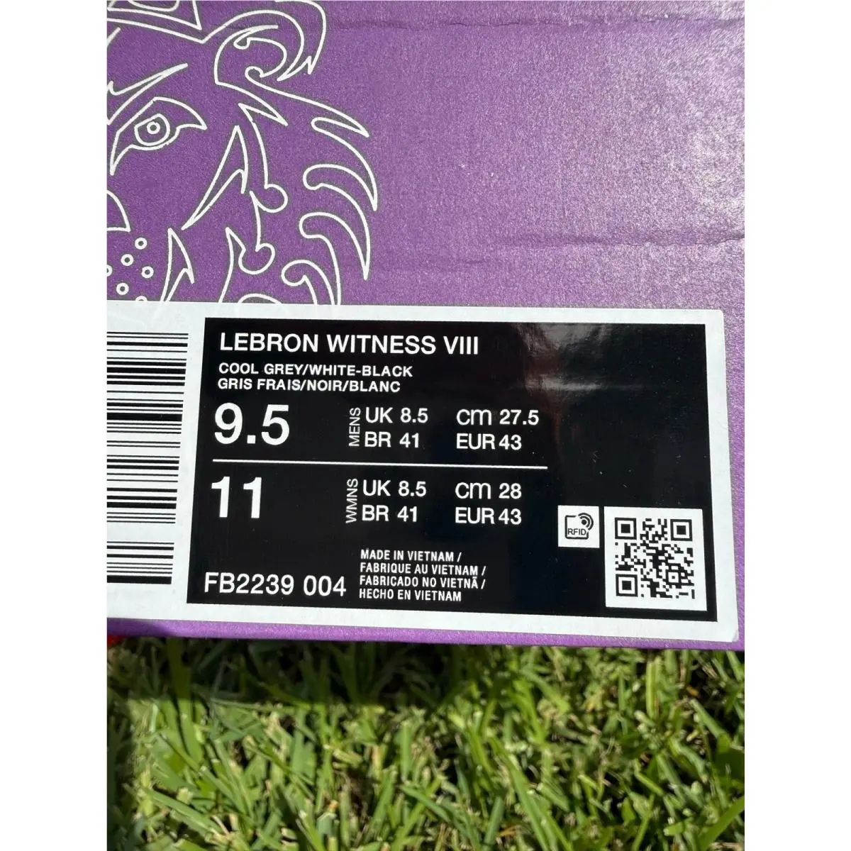 Nike shoes - Nike LeBron Witness - LeBron Witness - Gray 6