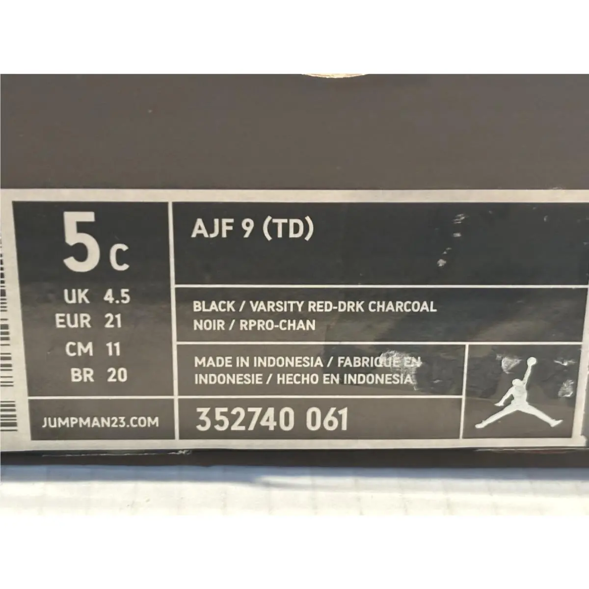 Nike shoes - Nike - BLACK/VARSITY RED-DARK CHARCOAL 9