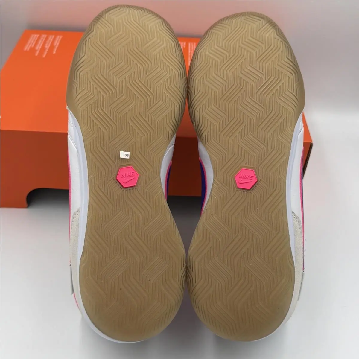 Nike shoes - Nike Tiempo Streetgato White Racer Blue Pink Blast - HQ7017 146 - White, Manufacturer: White/Racer Blue/Pink Blast 8