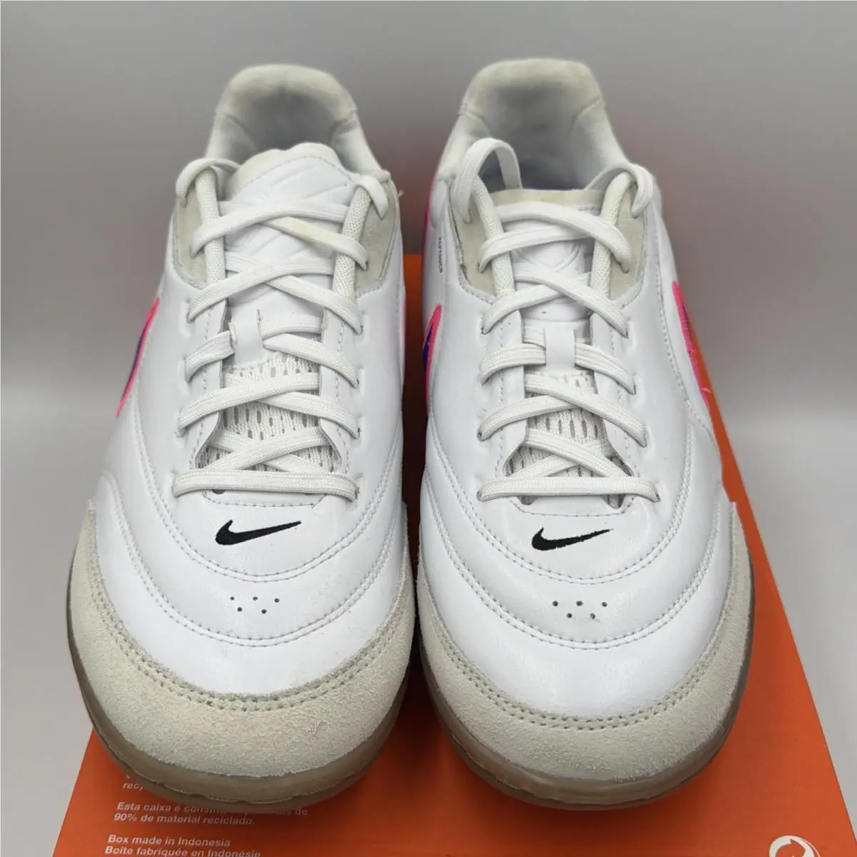 Nike shoes - Nike Tiempo Streetgato White Racer Blue Pink Blast - HQ7017 146 - White, Manufacturer: White/Racer Blue/Pink Blast 0