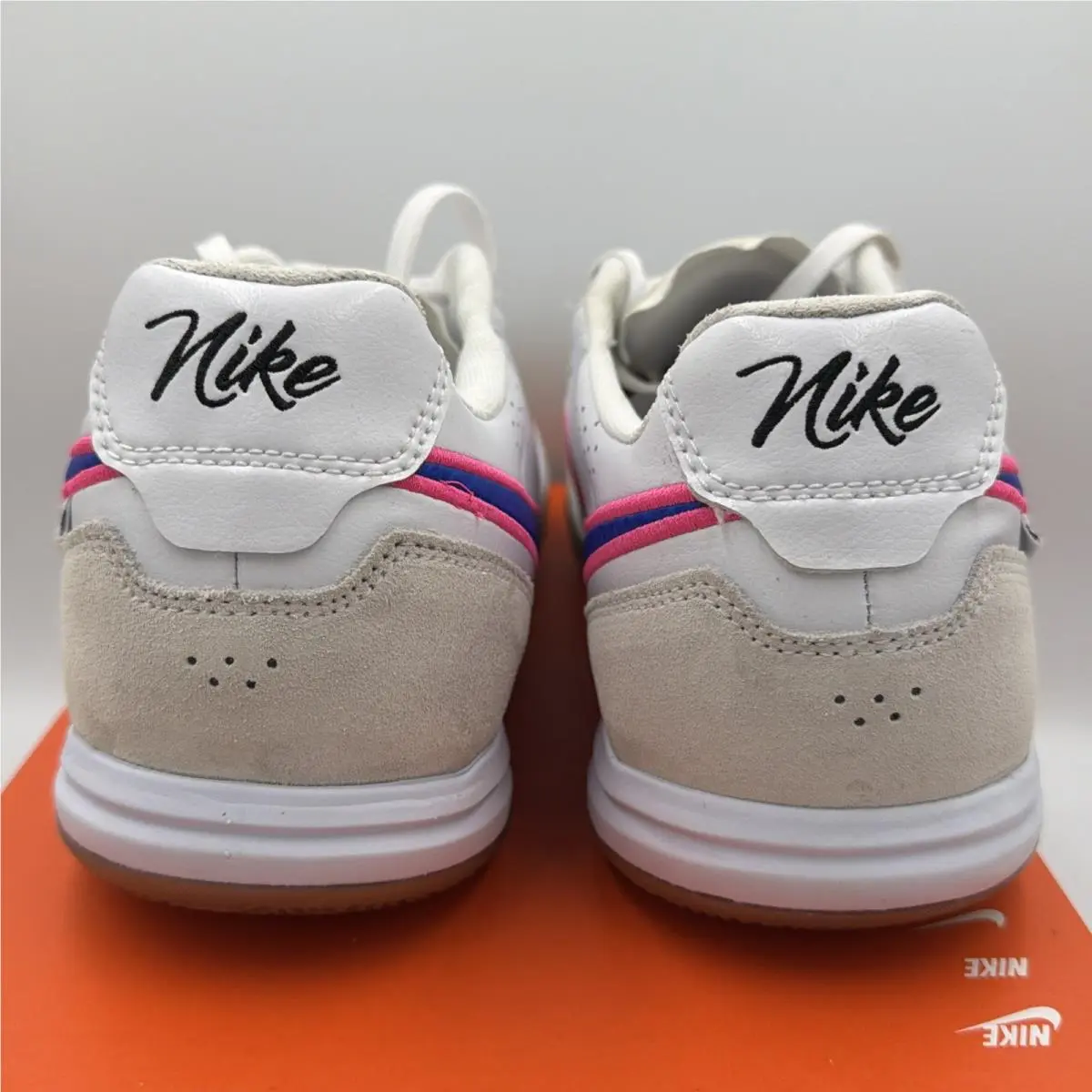 Nike shoes - Nike Tiempo Streetgato White Racer Blue Pink Blast - HQ7017 146 - White, Manufacturer: White/Racer Blue/Pink Blast 2