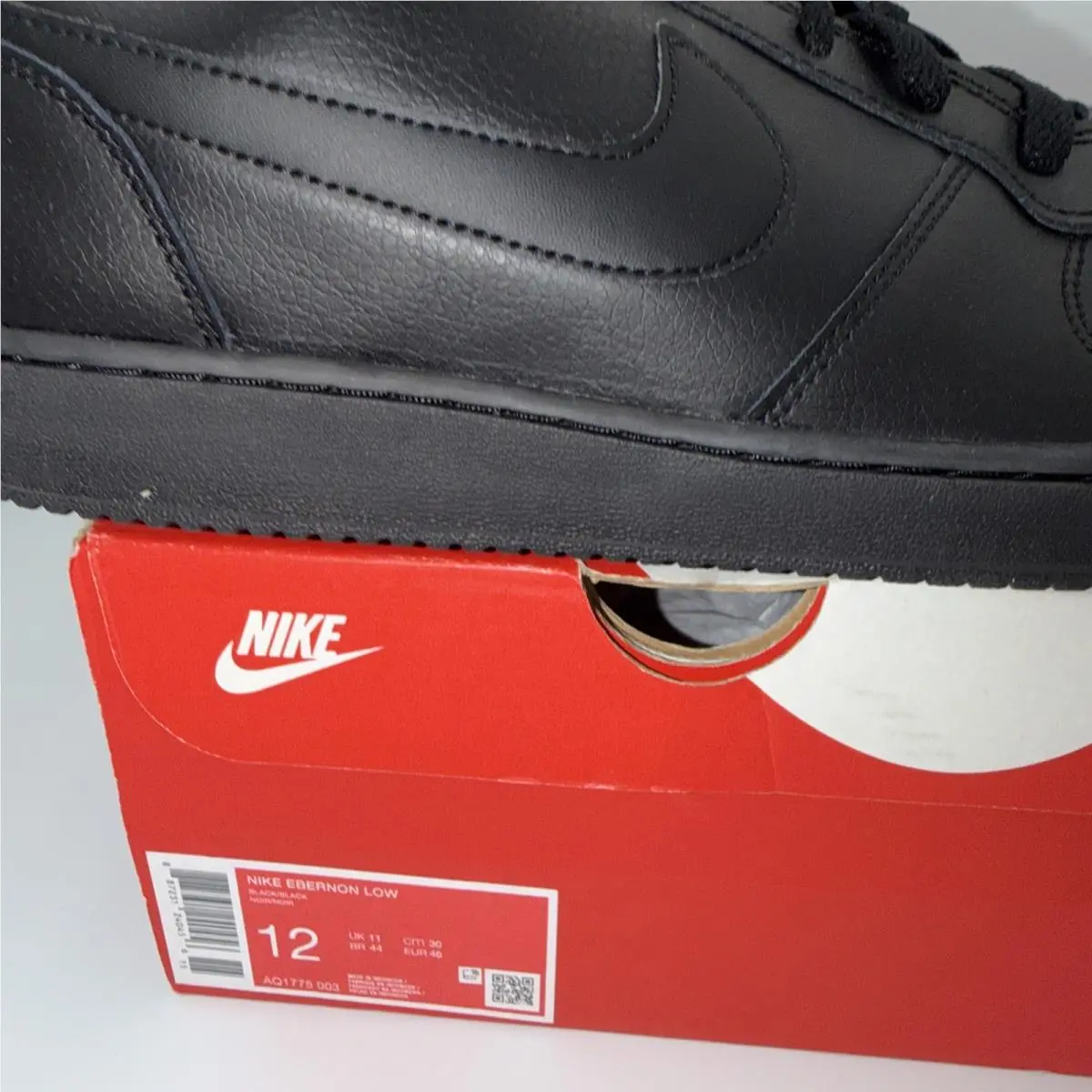 Nike shoes - Nike Ebernon Low - Ebernon Low - Black (UPC: 887231240456) 7