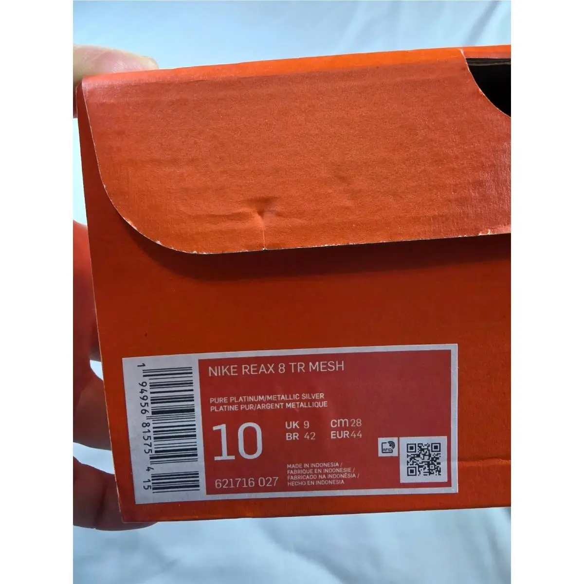 Nike shoes - Nike Reax 8 TR Mesh - Silver 1