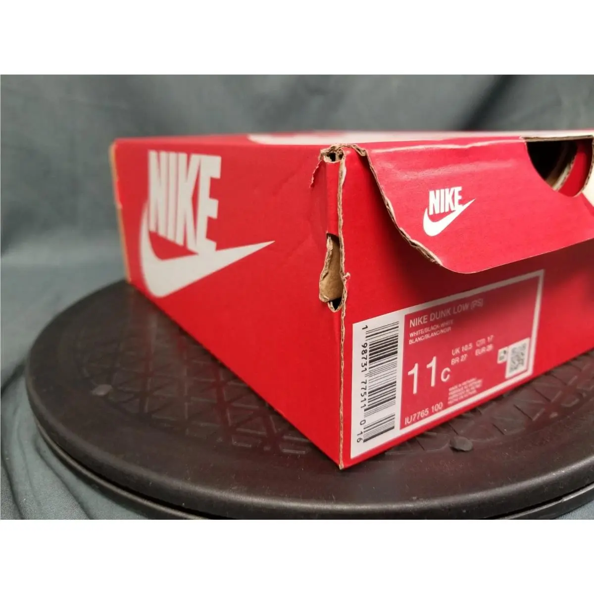 Nike shoes - Nike Dunk Low - Dunk Low - IU7765 100 - White/White/Black (UPC: 198731775110) 9