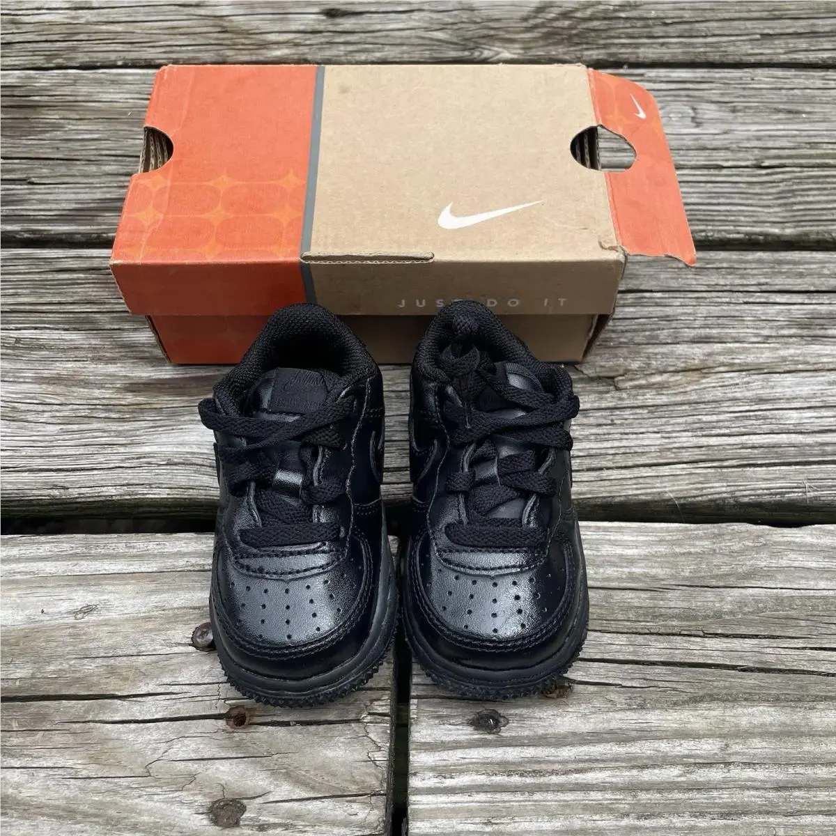 Nike shoes - Nike Air Force 1 - Air Force - Black 0