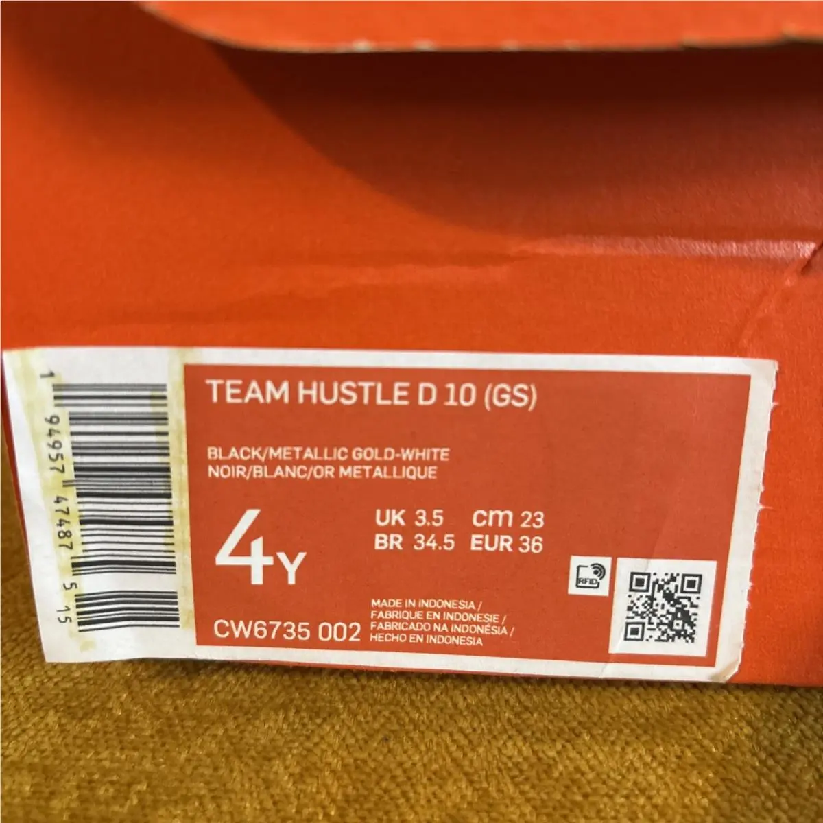 Nike shoes - NIKE TEAM HUSTLE D 10 - Black 4