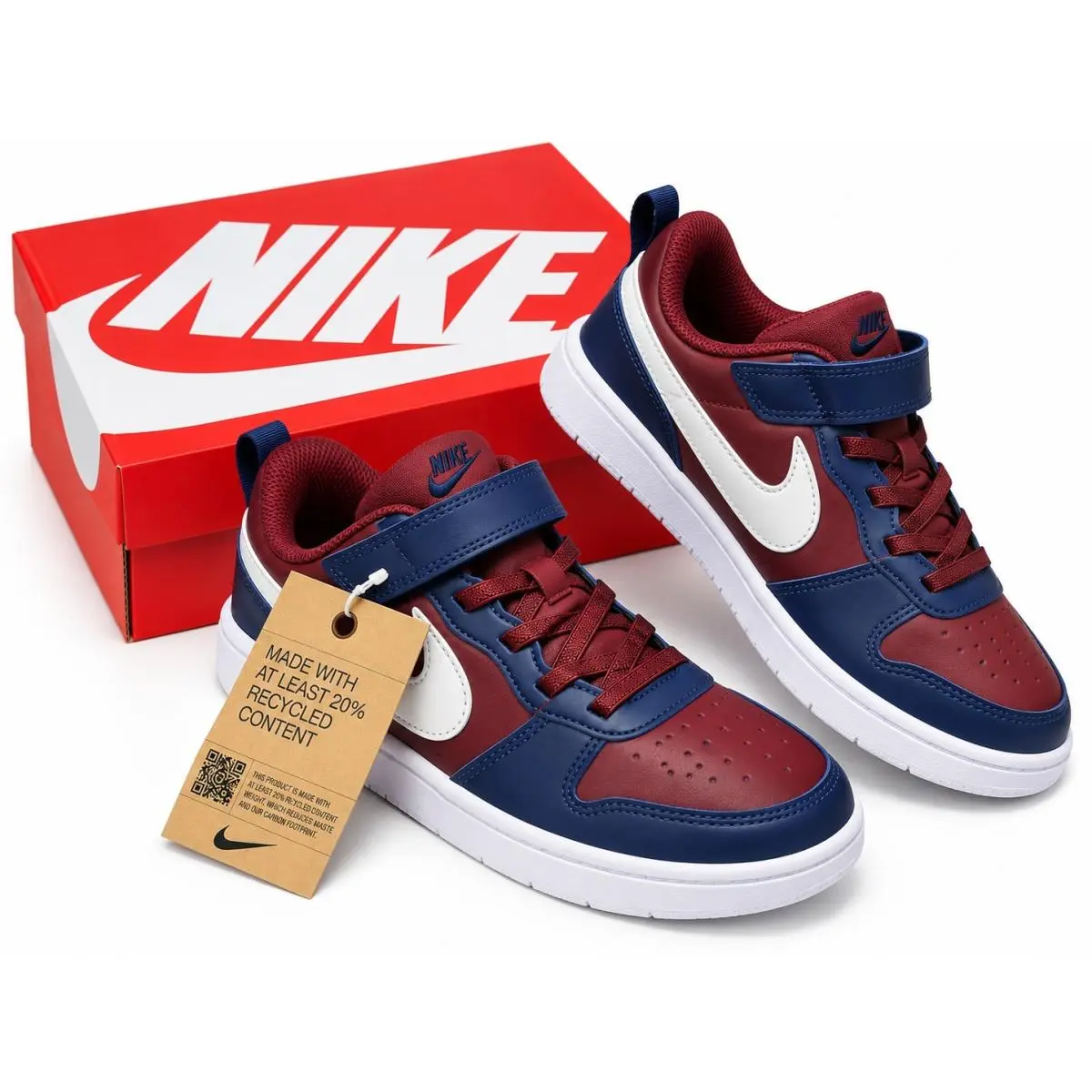 Nike shoes - Nike Court Borough Low - Court Borough Low - DV5457-602 - Red (UPC: 198484265593) 9