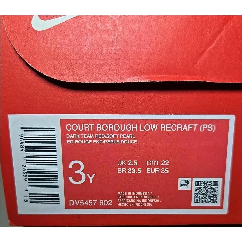 Nike shoes - Nike Court Borough Low - Court Borough Low - DV5457-602 - Red (UPC: 198484265593) 2
