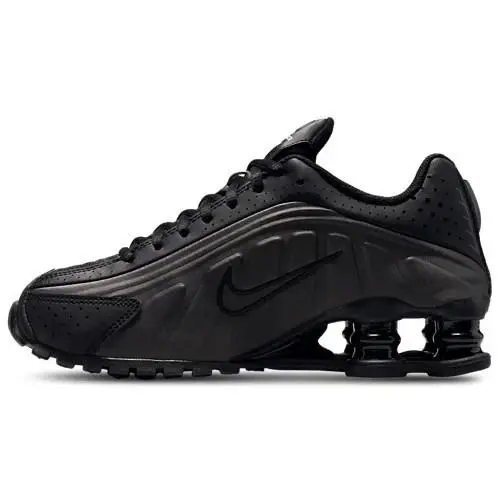 Big Kids Size 5Y  Shox R4 GS Running Shoes Black Black CW2626-003 by Nike