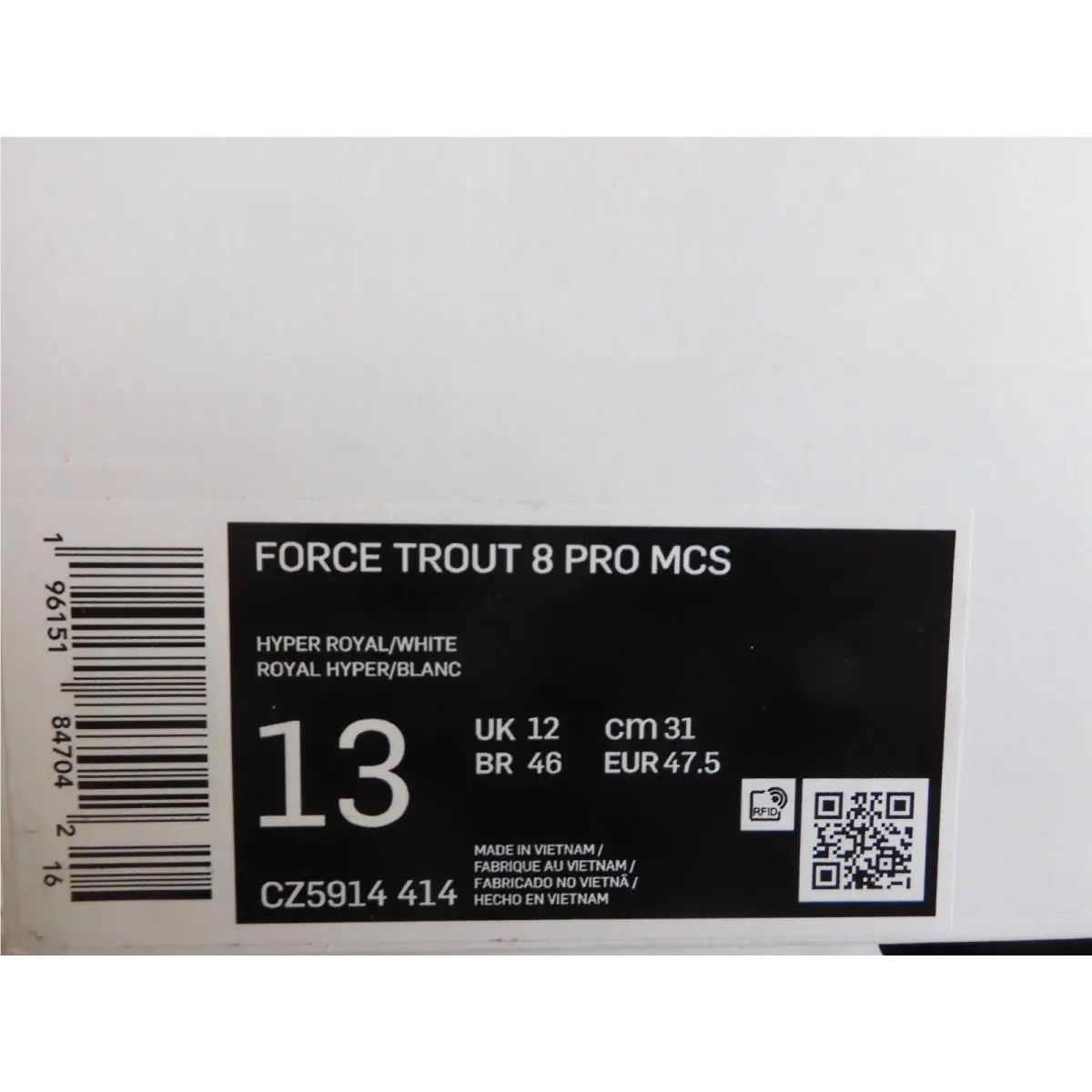 Nike shoes - Nike Force Trout - Force Trout - CZ5914-414 - Blue (UPC: 196151847042) 2